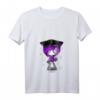 Damen HapOwl Edgy Kitty Hut Scene Kid Emo Alt Goth T-Shirt mit V-Ausschnitt - Kawaii, Gothic & Y2K Stil