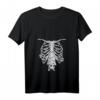 Damen Creepy Cute Bat Wicca & Witchcraft Gothic Pastel Goth T-Shirt mit V-Ausschnitt – Leichtes, stilvolles Gothic Mode Shirt