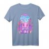 Kawaii Pastell Gothic Cryptid Mothman T-Shirt – Niedliches, Gruseliges Design für Frauen, Perfect für Gothic- und Nu Goth-Liebhaber, Weihnachten & Geschenke