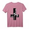 Brennende Kirche Okkult Satan umgedrehtes Kreuz Gothic Goth T-Shirt – Dunkle Mode für Satan-, Hexen- und Okkult-Fans