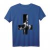 Brennende Kirche Okkult Satan umgedrehtes Kreuz Gothic Goth T-Shirt – Dunkle Mode für Satan-, Hexen- und Okkult-Fans