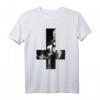 Brennende Kirche Okkult Satan umgedrehtes Kreuz Gothic Goth T-Shirt – Dunkle Mode für Satan-, Hexen- und Okkult-Fans