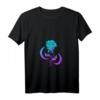 Damen Pastell Goth T-Shirt mit Hexerei Rose & Wicca Motiv - Okkulte Gothic Mode für Halloween, Festivals & Gothic-Lifestyle
