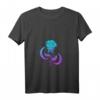 Damen Pastell Goth T-Shirt mit Hexerei Rose & Wicca Motiv - Okkulte Gothic Mode für Halloween, Festivals & Gothic-Lifestyle