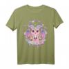 Pastell-Goth Krampus Katze T-Shirt - Niedliches Gruseliges Gothic-Design für Nu-Goth, Anime-, Bubble-Goth- & Cosplay-Fans
