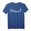 Evolution Jesus Christus Christen Geschenk T-Shirt - Faith Hope Love Motiv für Gläubige, Gottesdienst & Geburtstag