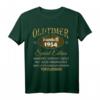 Lustiges 70. Geburtstag T-Shirt für Mann und Frau - Witzige Geschenkidee & Dekoration für den 70. Geburtstag 1954