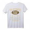 Lustiges 70. Geburtstag T-Shirt für Mann und Frau - Witzige Geschenkidee & Dekoration für den 70. Geburtstag 1954
