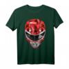 HapOwl Power Rangers Red Ranger Polygon Helmet T-Shirt - Retro & Vintage Comic T-Shirt für Fans und Sammler
