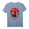 HapOwl Power Rangers Red Ranger Polygon Helmet T-Shirt - Retro & Vintage Comic T-Shirt für Fans und Sammler