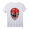 HapOwl Power Rangers Red Ranger Polygon Helmet T-Shirt - Retro & Vintage Comic T-Shirt für Fans und Sammler