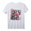Breakfast Club Pink Text Group Photograph T-Shirt - Offiziell lizenziertes Film- und Gruppenshirt für Fans