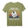 I Keep All My Dad Jokes In A Dad A Base Dad Jokes Vintage T-Shirt – Lustiges Geschenk für Vatertag, Geburtstag & Weihnachten für Papa, Großvater & Humorvolle Väter