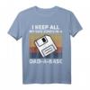 I Keep All My Dad Jokes In A Dad A Base Dad Jokes Vintage T-Shirt – Lustiges Geschenk für Vatertag, Geburtstag & Weihnachten für Papa, Großvater & Humorvolle Väter
