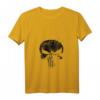 Marvel Punisher Black Paint Splatter Skull T-Shirt mit V-Ausschnitt - Offiziell lizenziertes Marvel Streetwear-Design