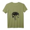Marvel Punisher Black Paint Splatter Skull T-Shirt mit V-Ausschnitt - Offiziell lizenziertes Marvel Streetwear-Design