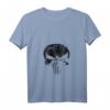 Marvel Punisher Black Paint Splatter Skull T-Shirt mit V-Ausschnitt - Offiziell lizenziertes Marvel Streetwear-Design
