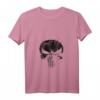 Marvel Punisher Black Paint Splatter Skull T-Shirt mit V-Ausschnitt - Offiziell lizenziertes Marvel Streetwear-Design