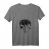 Marvel Punisher Black Paint Splatter Skull T-Shirt mit V-Ausschnitt - Offiziell lizenziertes Marvel Streetwear-Design