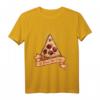 In Pizza we trust I Pizza Illuminati Liebe T-Shirt – Lustiges Geschenk für Pizzaliebhaber zum Geburtstag, Weihnachten & mehr