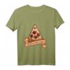 In Pizza we trust I Pizza Illuminati Liebe T-Shirt – Lustiges Geschenk für Pizzaliebhaber zum Geburtstag, Weihnachten & mehr