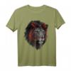 Löwe Tier Druck Kunst Polygon Löwe T-Shirt - Perfektes Geschenk für Tierliebhaber und Freunde