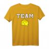 Team Käse T-Shirt – Lustiges Käsefreunde Shirt mit klassischem Schnitt und doppeltem Saum