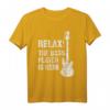 40 Geburtstag Bass Gitarrist T-Shirt – Relax! The bass Player is here, das perfekte Geschenk für Bassisten und Musiker