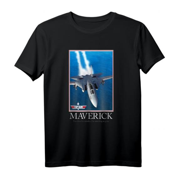 HapOwl Maverick Motiv T-Shirt - Offiziell lizenzierte Top-Gun Kleidung für Männer & Filmfans HapOwl Maverick Motiv T-Shirt - Offiziell lizenzierte Top-Gun Kleidung für Männer & Filmfans