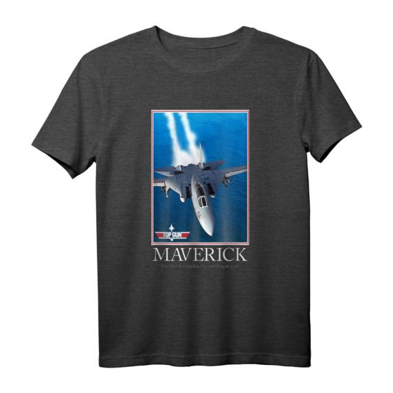 HapOwl Maverick Motiv T-Shirt - Offiziell lizenzierte Top-Gun Kleidung für Männer & Filmfans HapOwl Maverick Motiv T-Shirt - Offiziell lizenzierte Top-Gun Kleidung für Männer & Filmfans