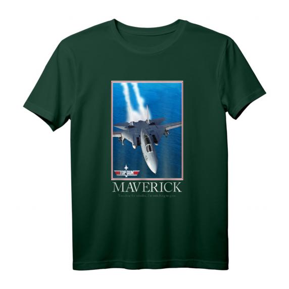 HapOwl Maverick Motiv T-Shirt - Offiziell lizenzierte Top-Gun Kleidung für Männer & Filmfans HapOwl Maverick Motiv T-Shirt - Offiziell lizenzierte Top-Gun Kleidung für Männer & Filmfans