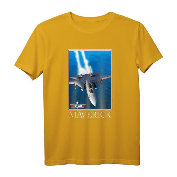 HapOwl Maverick Motiv T-Shirt - Offiziell lizenzierte Top-Gun Kleidung für Männer & Filmfans HapOwl Maverick Motiv T-Shirt - Offiziell lizenzierte Top-Gun Kleidung für Männer & Filmfans
