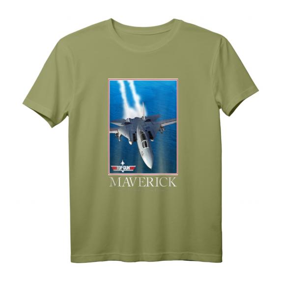 HapOwl Maverick Motiv T-Shirt - Offiziell lizenzierte Top-Gun Kleidung für Männer & Filmfans HapOwl Maverick Motiv T-Shirt - Offiziell lizenzierte Top-Gun Kleidung für Männer & Filmfans