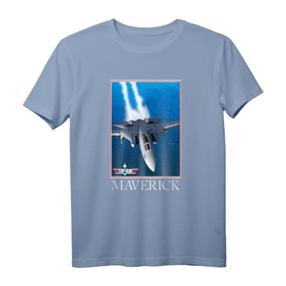 HapOwl Maverick Motiv T-Shirt - Offiziell lizenzierte Top-Gun Kleidung für Männer & Filmfans HapOwl Maverick Motiv T-Shirt - Offiziell lizenzierte Top-Gun Kleidung für Männer & Filmfans