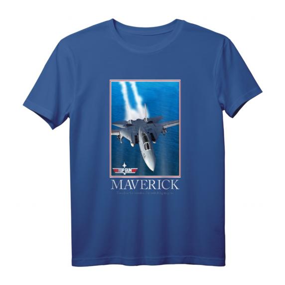 HapOwl Maverick Motiv T-Shirt - Offiziell lizenzierte Top-Gun Kleidung für Männer & Filmfans HapOwl Maverick Motiv T-Shirt - Offiziell lizenzierte Top-Gun Kleidung für Männer & Filmfans