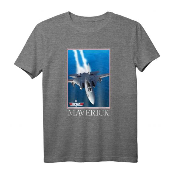 HapOwl Maverick Motiv T-Shirt - Offiziell lizenzierte Top-Gun Kleidung für Männer & Filmfans HapOwl Maverick Motiv T-Shirt - Offiziell lizenzierte Top-Gun Kleidung für Männer & Filmfans