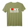 I Love My Hot Girlfriend & Polish Girlfriend T-Shirt - Romantisches Partner-Shirt für Valentinstag & Liebesbeweis
