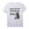 Lustiges Kant Stop Philosophizing T-Shirt mit Meme Spruch – Perfektes Geschenk für Philosophiestudenten, Philosophen & Meme Fans