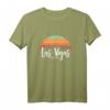 Las Vegas Nevada Sunset Vintage Retro Skyline Geschenk T-Shirt – Perfektes Souvenir für Städtereisen, Geburtstage & Weihnachten