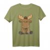 Baby Elch T-Shirt Schweden & Norwegen – Skandinavien Urlaub & Angelreise Geschenk für Damen und Herren