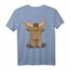 Baby Elch T-Shirt Schweden & Norwegen – Skandinavien Urlaub & Angelreise Geschenk für Damen und Herren