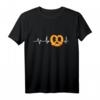 Brezel Herzschlag T-Shirt – Lustiges Brezel Geschenk für Brezel-Liebhaber und Fans