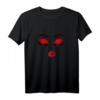 Damen MUA Süßes Gesicht mit Roter Lippe und Wimpern Print - Trendiges Make-up Künstler T-Shirt für Beauty & Fashion Fans