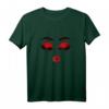 Damen MUA Süßes Gesicht mit Roter Lippe und Wimpern Print - Trendiges Make-up Künstler T-Shirt für Beauty & Fashion Fans