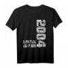 Limited Edition 2004 20. Geburtstag T-Shirt im Grunge Design – Perfektes Geburtstagsgeschenk für 20-Jährige, Damen und Herren