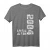 Limited Edition 2004 20. Geburtstag T-Shirt im Grunge Design – Perfektes Geburtstagsgeschenk für 20-Jährige, Damen und Herren