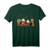 Schwarze Katze Herbst Kaffee Kürbis Gewürz Halloween T-Shirt – Lustiges Halloween-Design für Kaffee- und Katzenfans
