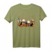 Schwarze Katze Herbst Kaffee Kürbis Gewürz Halloween T-Shirt – Lustiges Halloween-Design für Kaffee- und Katzenfans