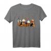 Schwarze Katze Herbst Kaffee Kürbis Gewürz Halloween T-Shirt – Lustiges Halloween-Design für Kaffee- und Katzenfans