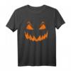 Kürbis Gesicht Jahrgang Halloween Kostüm T-Shirt – Lustiges und Gruseliges Halloween-Shirt für Männer, Frauen, Kinder und Familien